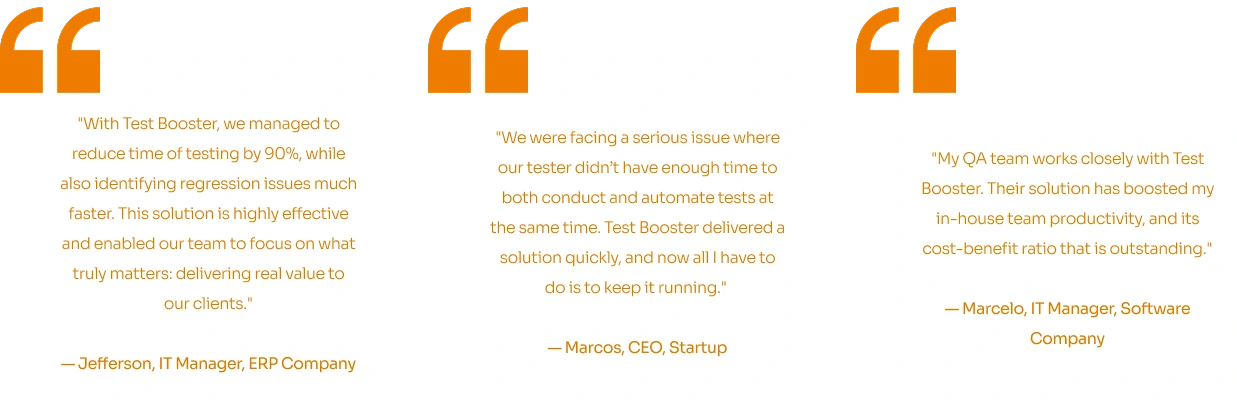 Customer Testimonials
